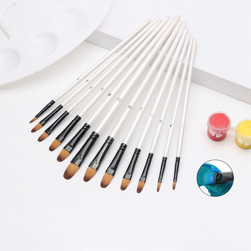 내구성이 뛰어난 나일론 소재의 미술용 붓 세트, 진주  - Gouache Paint Set 리뷰 및 가격