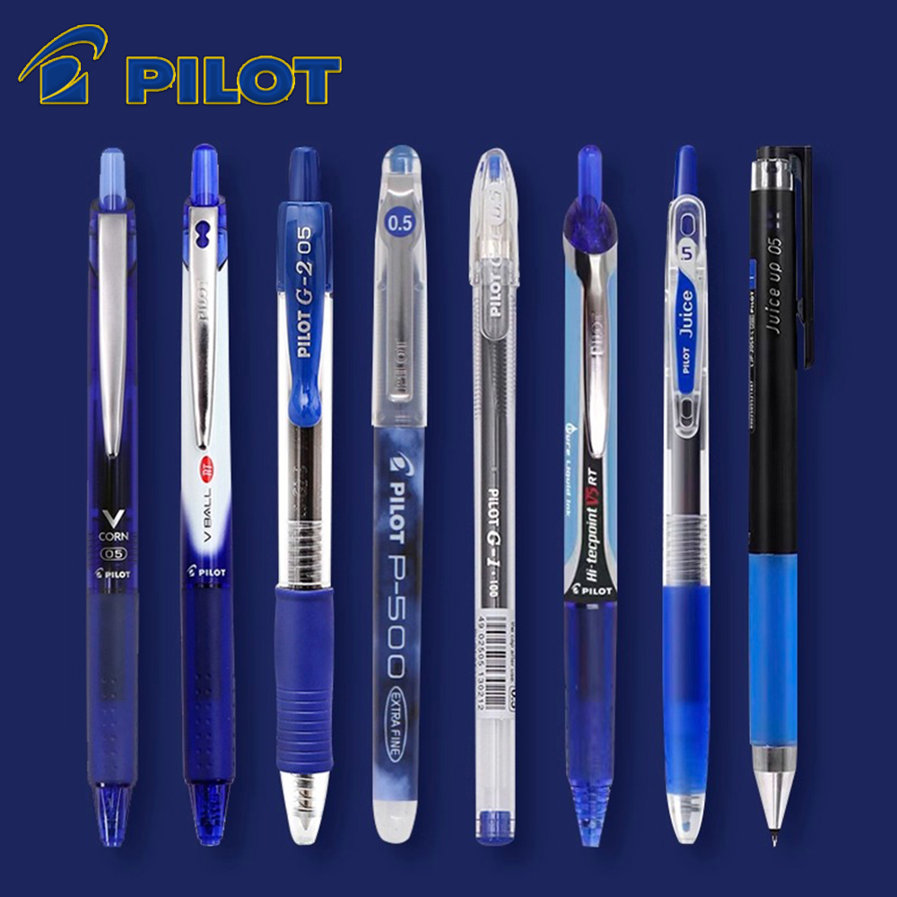 일본 파일럿 블루 젤 펜 컬렉션 롤러볼 리필 P-500 - Pilot Pen V5 리뷰 및 가격