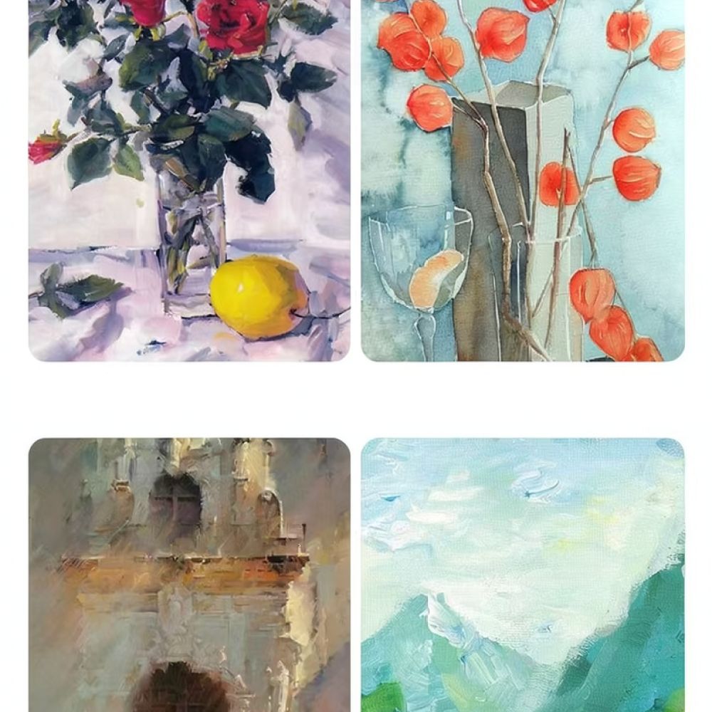 전문가용 미술 붓 세트, 나일론 소재 붓모, 나무 손잡 - Gouache Paint Set 리뷰 및 가격