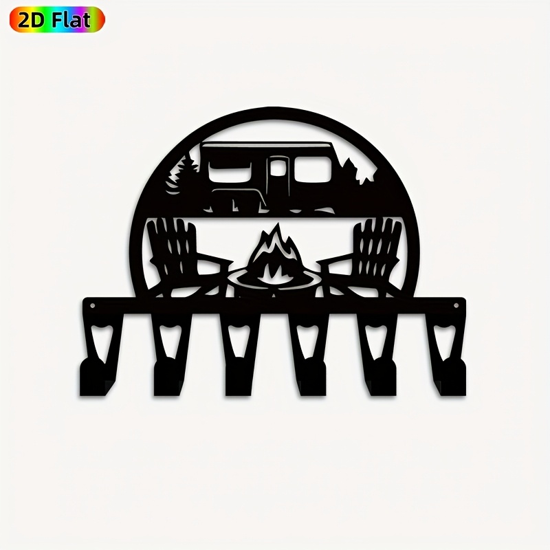 CIFBUY 레트로 스타일의 캠핑 테마 금속 벽 장식, - Art Craft Bar 리뷰 및 가격