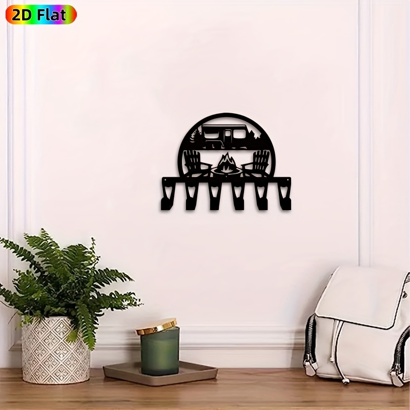 CIFBUY 레트로 스타일의 캠핑 테마 금속 벽 장식, - Art Craft Bar 리뷰 및 가격